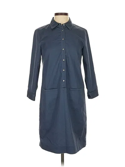 Pre-owned Jjill Casual Dress In Blue