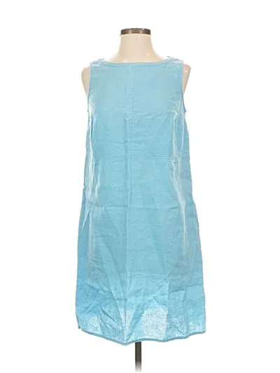 Pre-owned Jjill Casual Dress In Blue