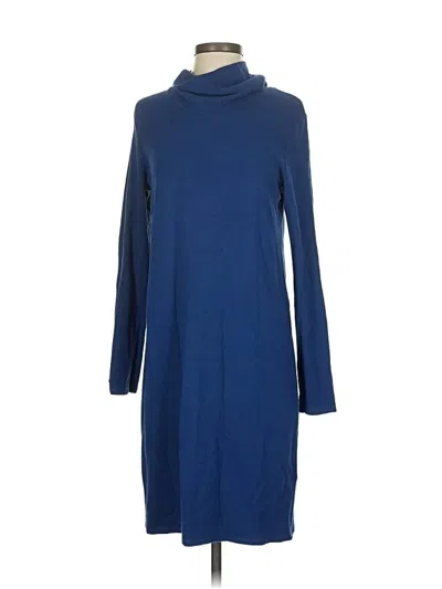 Pre-owned Jjill Casual Dress In Blue