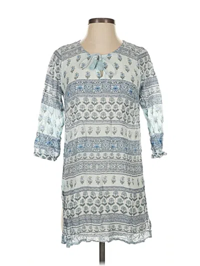Pre-owned Jjill Casual Dress In Blue