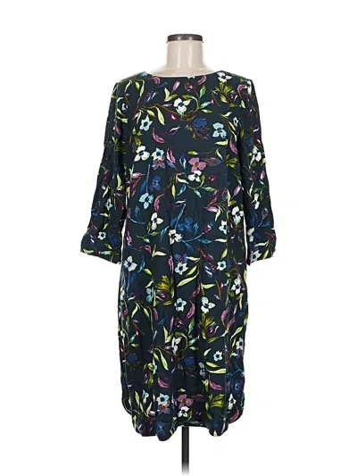 Pre-owned Jjill Casual Dress In Blue