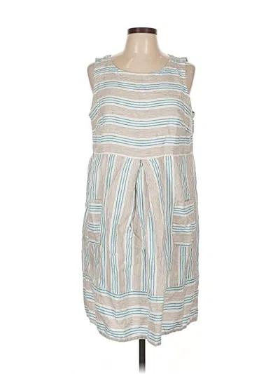 Pre-owned Jjill Casual Dress In Blue