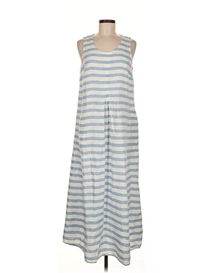 Pre-owned Jjill Casual Dress In Blue