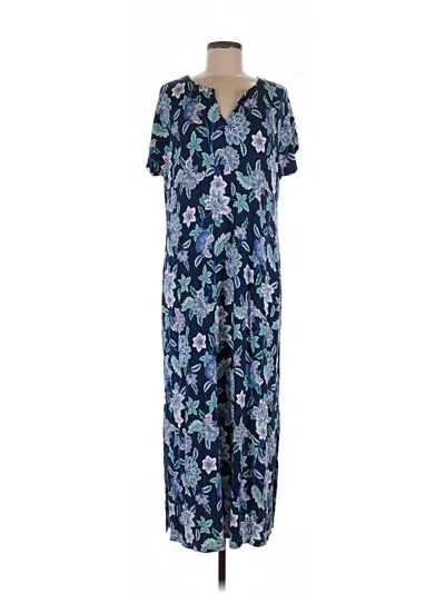 Pre-owned Jjill Casual Dress In Blue