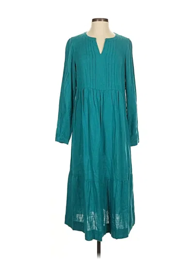 Pre-owned Jjill Casual Dress In Blue