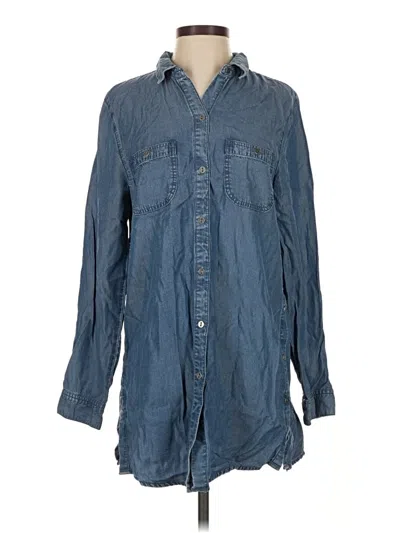 Pre-owned Jjill Casual Dress In Blue