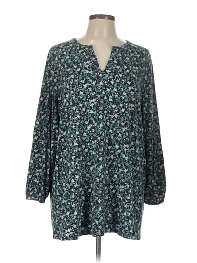 Pre-owned Jjill Casual Dress In Blue