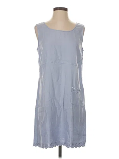 Pre-owned Jjill Casual Dress In Blue