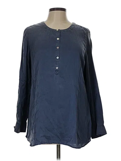 Pre-owned Jjill Casual Dress In Blue