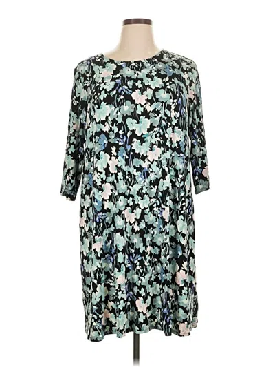 Pre-owned Jjill Casual Dress In Blue