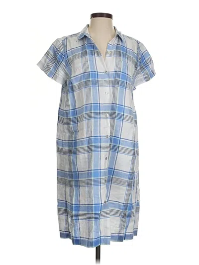 Pre-owned Jjill Casual Dress In Blue