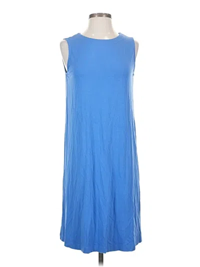 Pre-owned Jjill Casual Dress In Blue