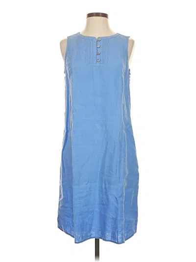 Pre-owned Jjill Casual Dress In Blue
