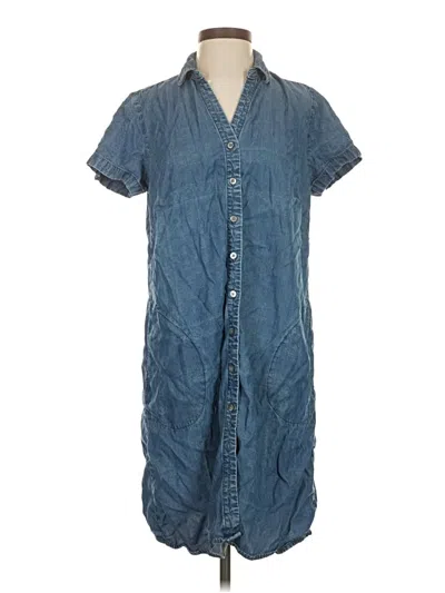 Pre-owned Jjill Casual Dress In Blue