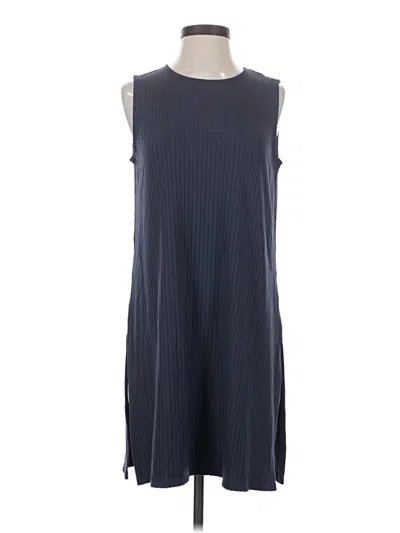 Pre-owned Jjill Casual Dress In Blue