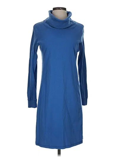 Pre-owned Jjill Casual Dress In Blue
