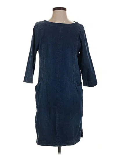 Pre-owned Jjill Casual Dress In Blue