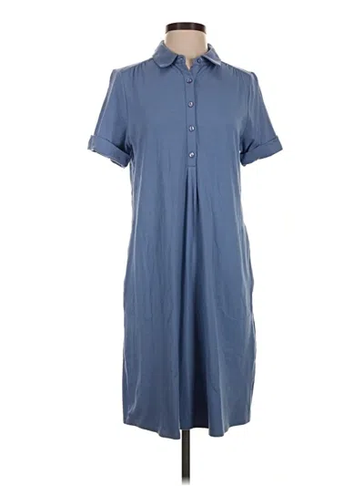 Pre-owned Jjill Casual Dress In Blue