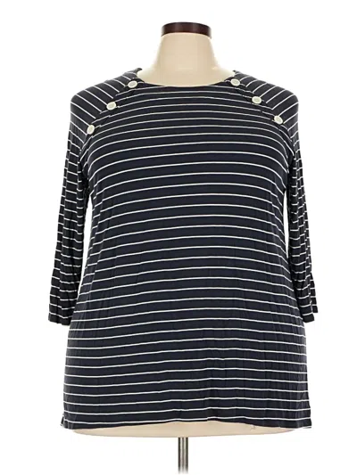 Pre-owned Jjill Casual Dress In Blue