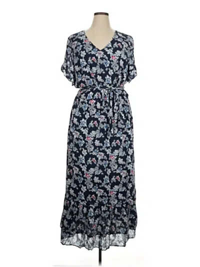 Pre-owned Jjill Casual Dress In Blue