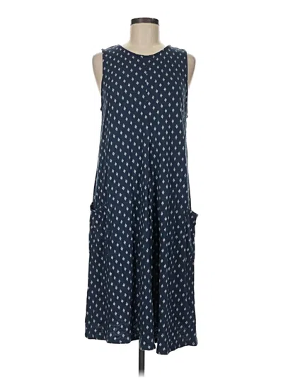 Pre-owned Jjill Casual Dress In Blue