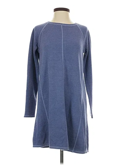 Pre-owned Jjill Casual Dress In Blue