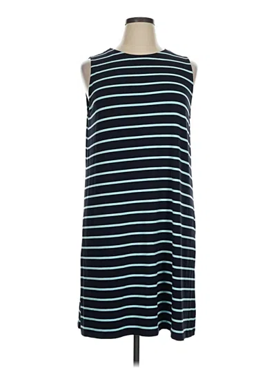 Pre-owned Jjill Casual Dress In Blue