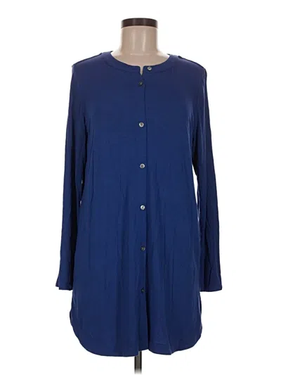 Pre-owned Jjill Casual Dress In Blue