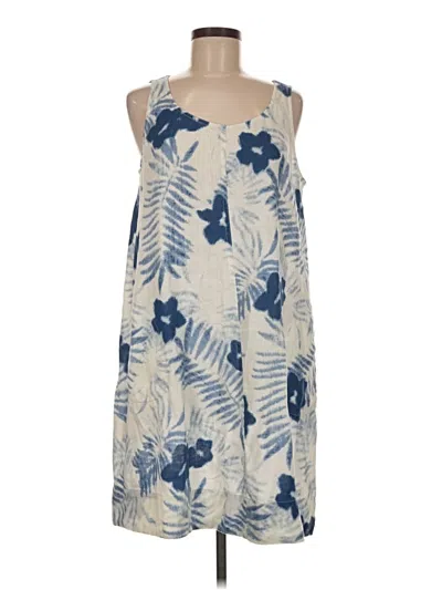Pre-owned Jjill Casual Dress In Blue
