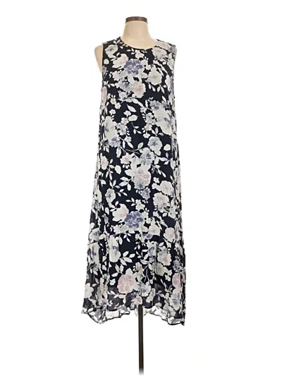 Pre-owned Jjill Casual Dress In Blue