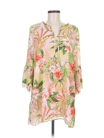 Pre-owned Jjill Casual Dress In Brown