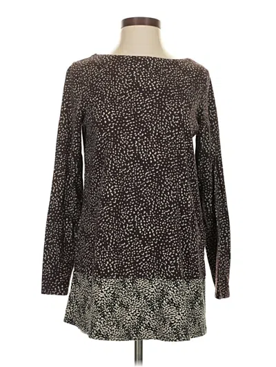 Pre-owned Jjill Casual Dress In Brown