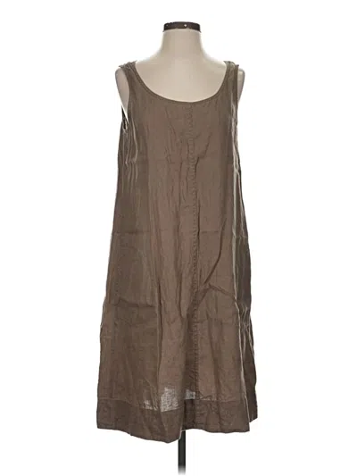 Pre-owned Jjill Casual Dress In Brown