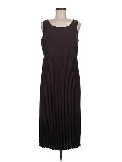 Pre-owned Jjill Casual Dress In Brown