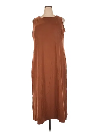 Jjill Casual Dress In Brown