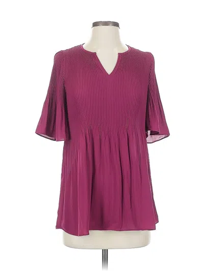 Pre-owned Jjill Casual Dress In Burgundy