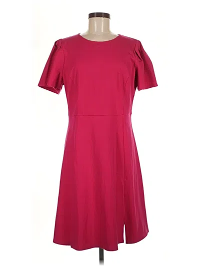 Jjill Casual Dress In Burgundy