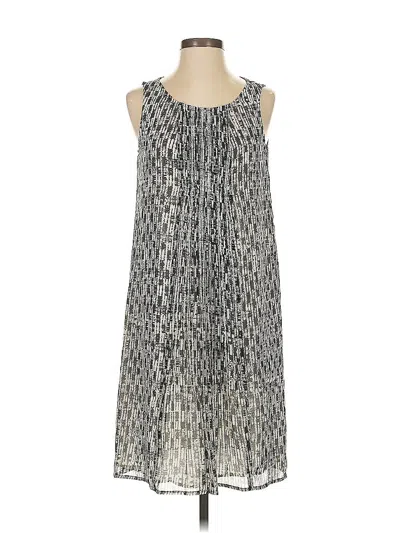 Pre-owned Jjill Casual Dress In Gray