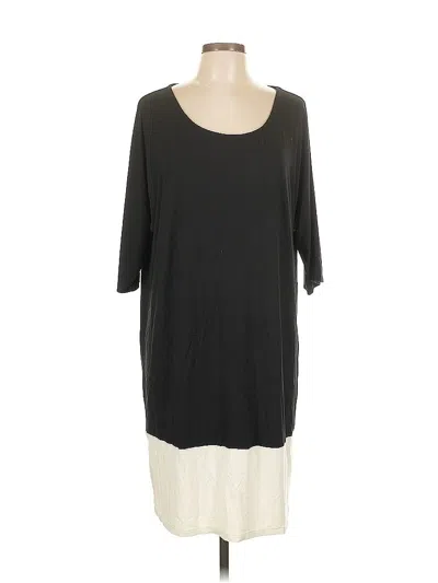 Pre-owned Jjill Casual Dress In Gray