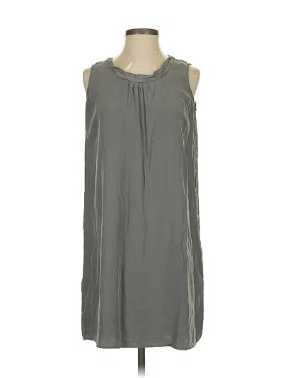 Pre-owned Jjill Casual Dress In Gray