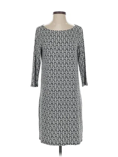 Pre-owned Jjill Casual Dress In Gray