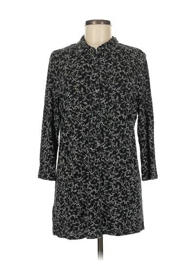 Pre-owned Jjill Casual Dress In Gray