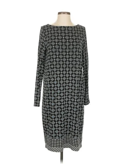 Pre-owned Jjill Casual Dress In Gray