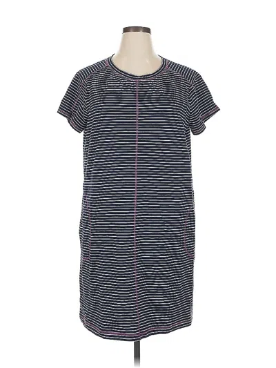 Pre-owned Jjill Casual Dress In Gray