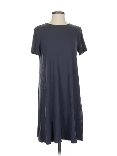 Pre-owned Jjill Casual Dress In Gray