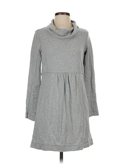 Pre-owned Jjill Casual Dress In Gray