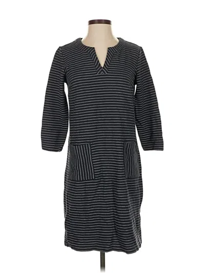 Pre-owned Jjill Casual Dress In Gray
