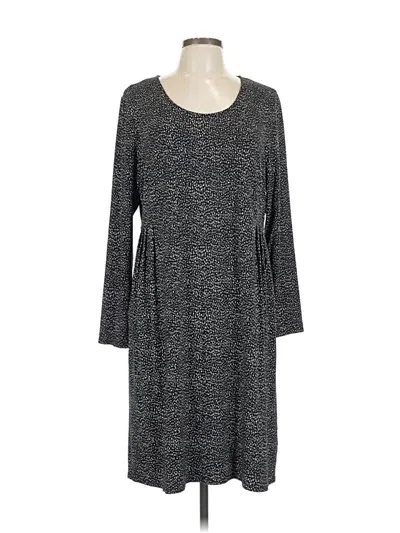 Pre-owned Jjill Casual Dress In Gray