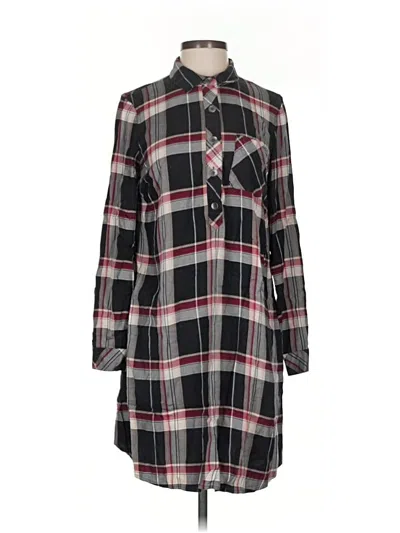 Pre-owned Jjill Casual Dress In Gray