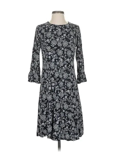 Pre-owned Jjill Casual Dress In Gray